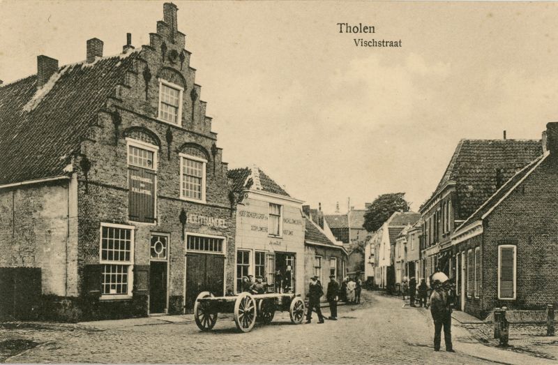 Tholen Visstraat ca. 1915