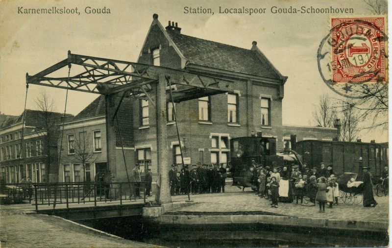 Gouda Karnemelksloot ca. 1915