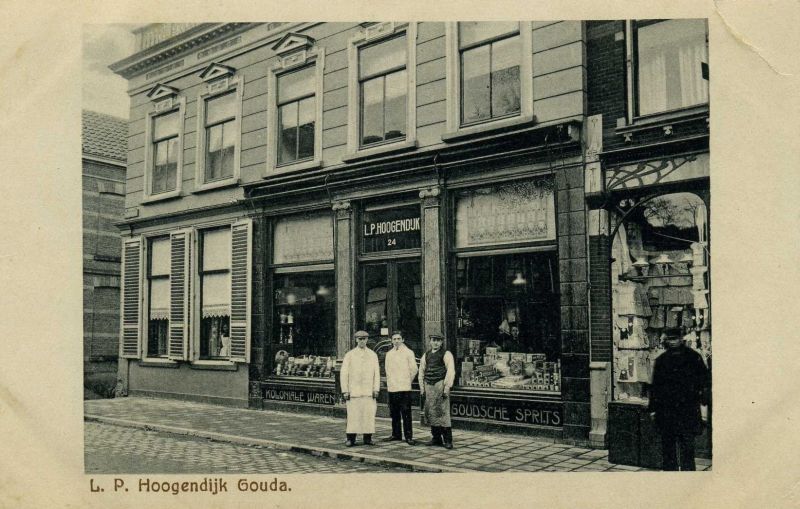 Gouda Hoogstraat ca. 1910